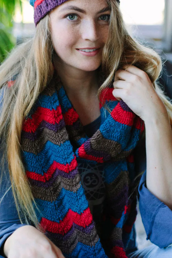 Super Soft Chunky Thick Large Cowl Infinity Fringe Winter Scarf