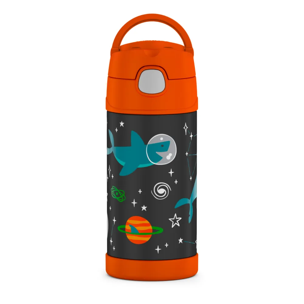 Thermos Funtainer Insulated Drink Bottle - Shark Space Party