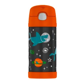 Thermos Funtainer Insulated Drink Bottle - Shark Space Party