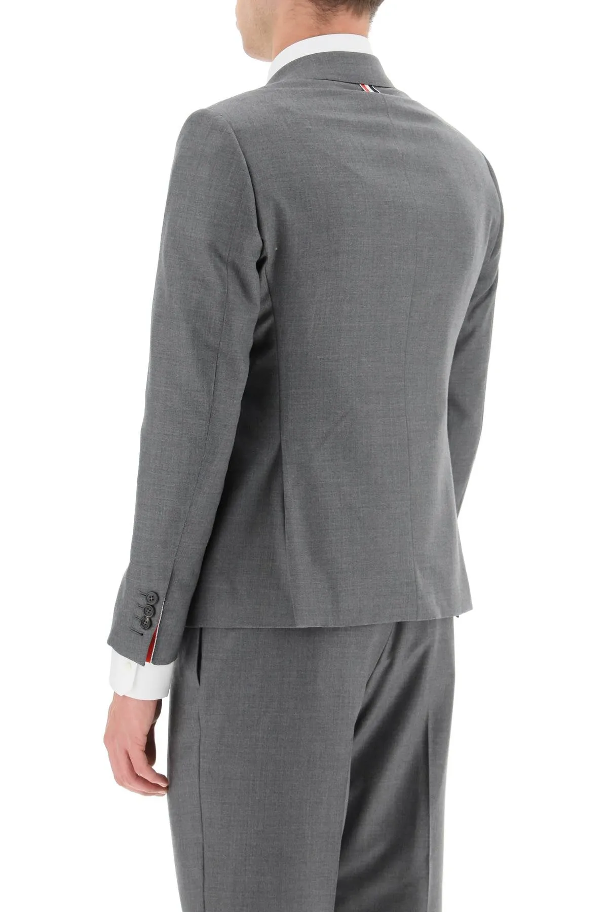 Thom browne slim fit blazer in super 120s wool