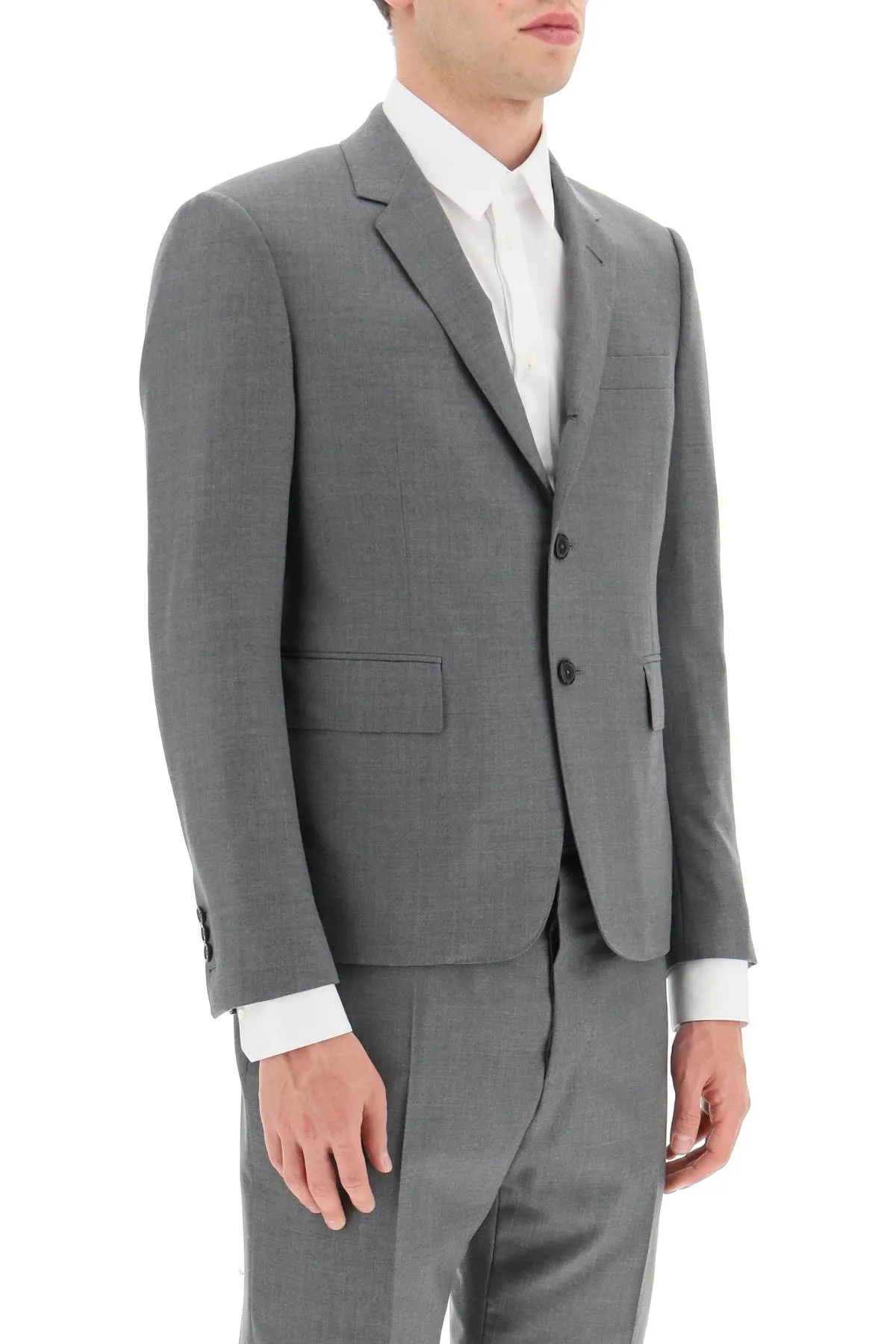 Thom browne slim fit blazer in super 120s wool