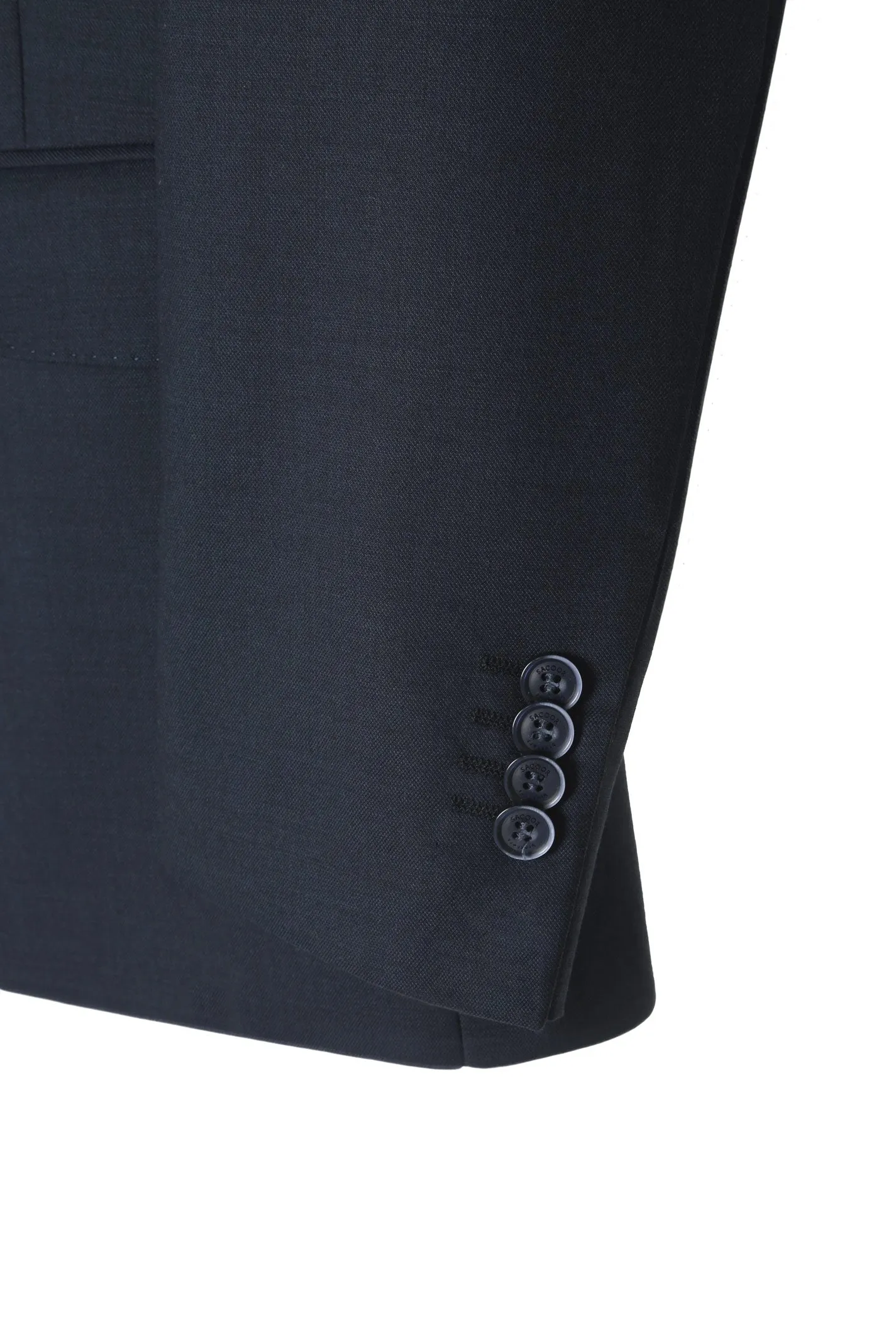 Timeless essential regular fit sharkskin suit