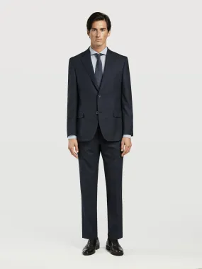 Timeless essential regular fit sharkskin suit