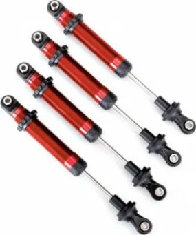 Traxxas Aluminum GTS Shocks w/o Springs: TRX-4 Long Arm Kit (Red)