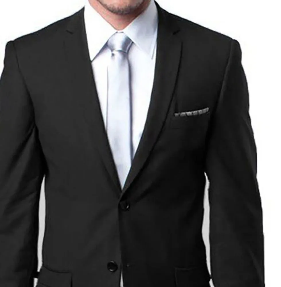 Ultra Slim Black Men's Suit