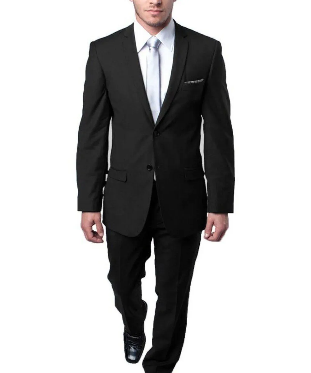 Ultra Slim Black Men's Suit