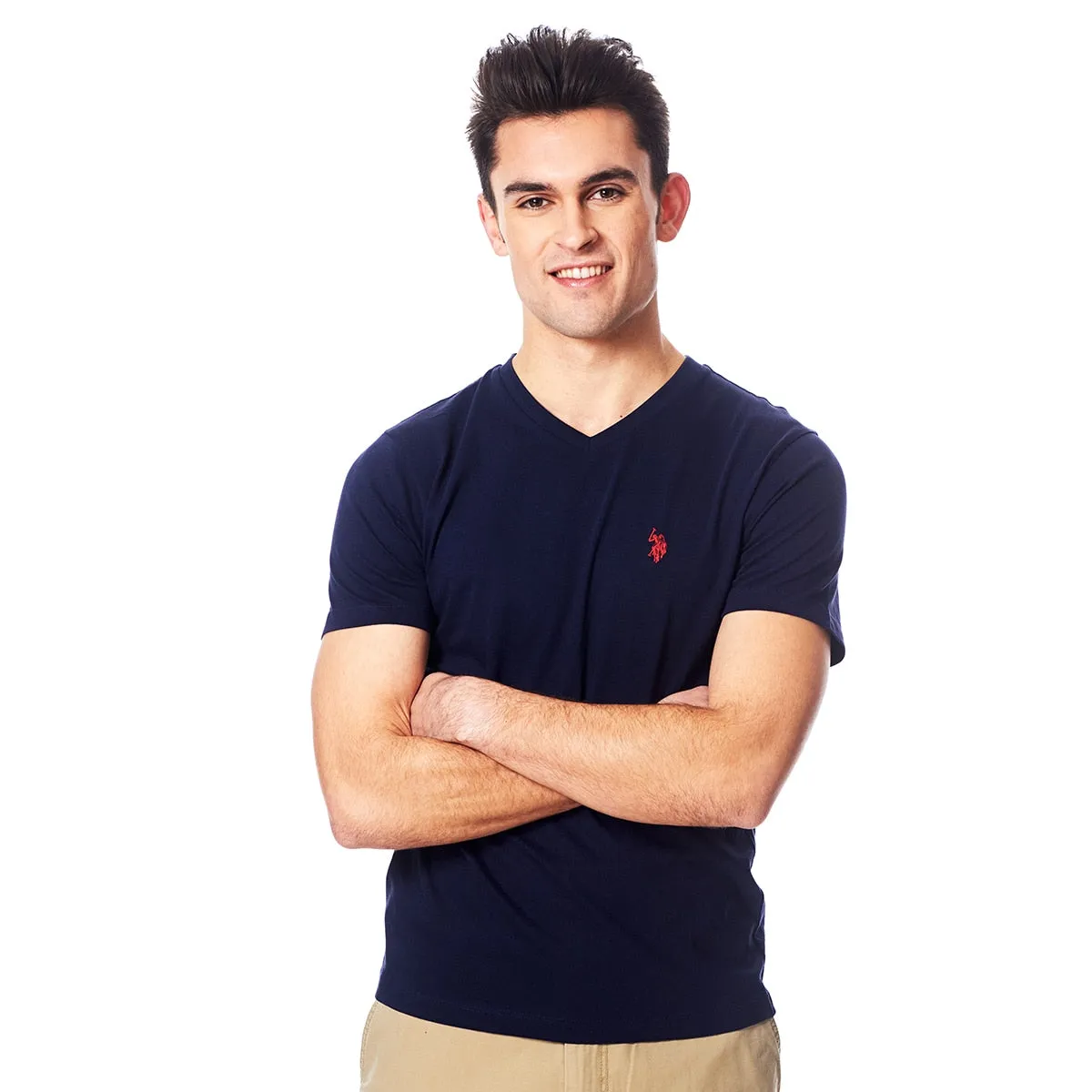 U.S. Polo Assn. Men's V-Neck Tee