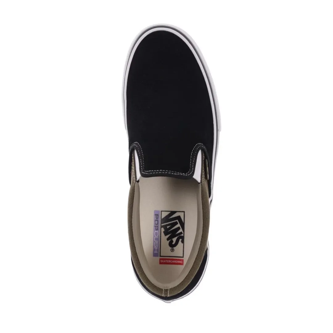 VANS SKATE SLIP-ON BLACK OLIVE