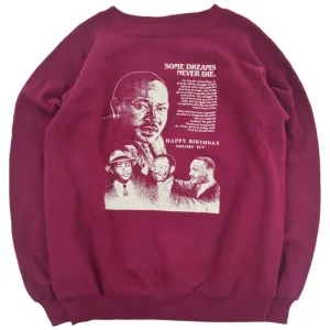 Vintage MLK Martin Luther King Graphic Sweatshirt Size S