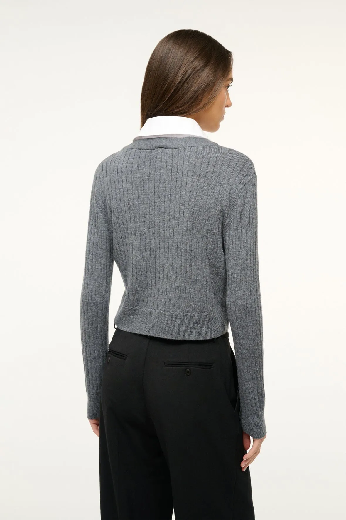 WALLIS SWEATER | CHARCOAL WHITE