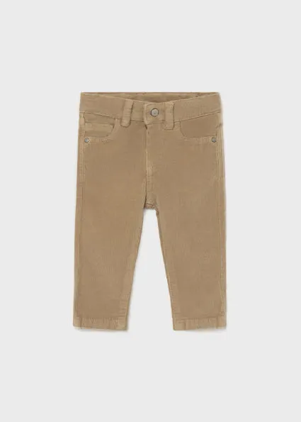 Walnut Slim Fit Boy’s Corduroy Pants - Select Size