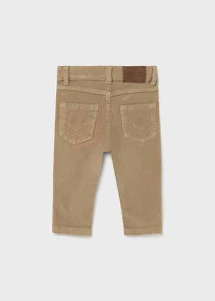 Walnut Slim Fit Boy’s Corduroy Pants - Select Size