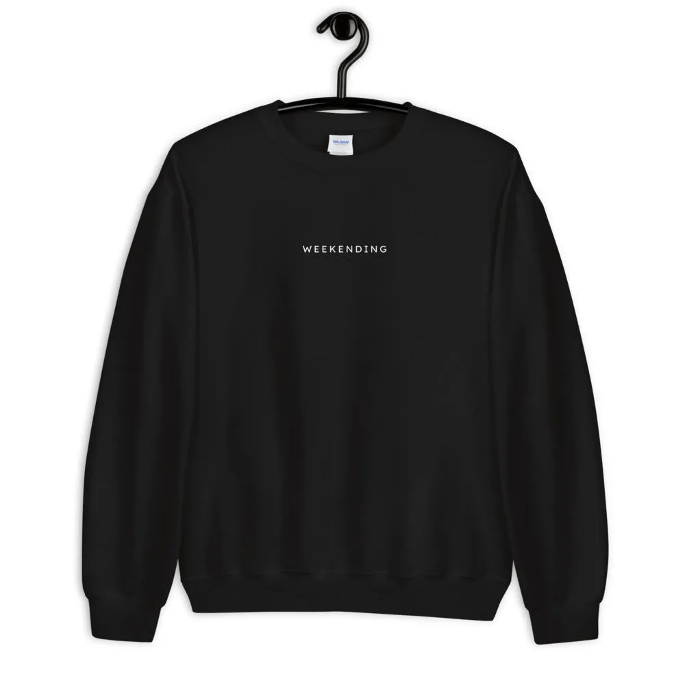 Weekending Sweatshirt in Black or Dark Grey