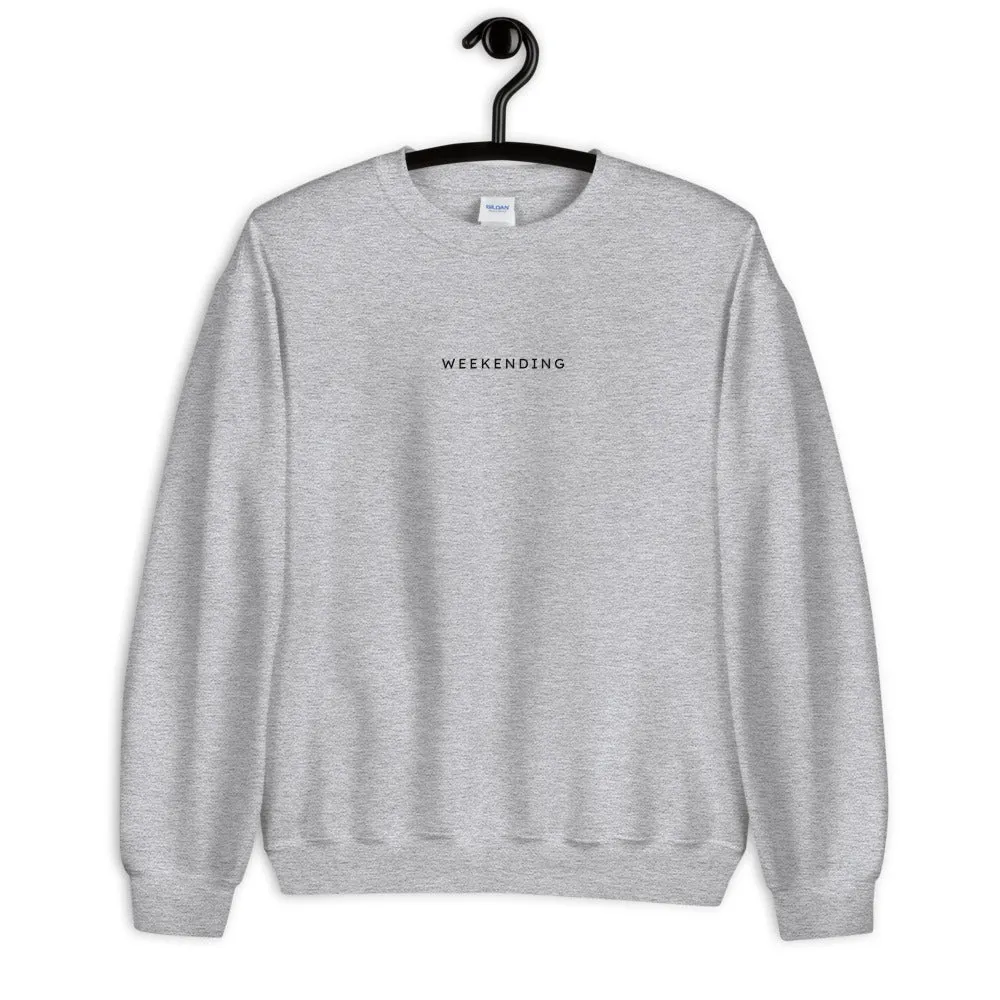 Weekending Sweatshirt in White or Grey