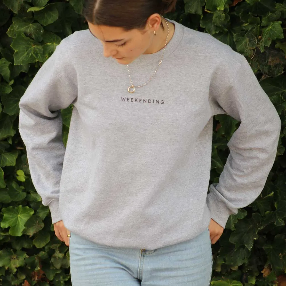 Weekending Sweatshirt in White or Grey