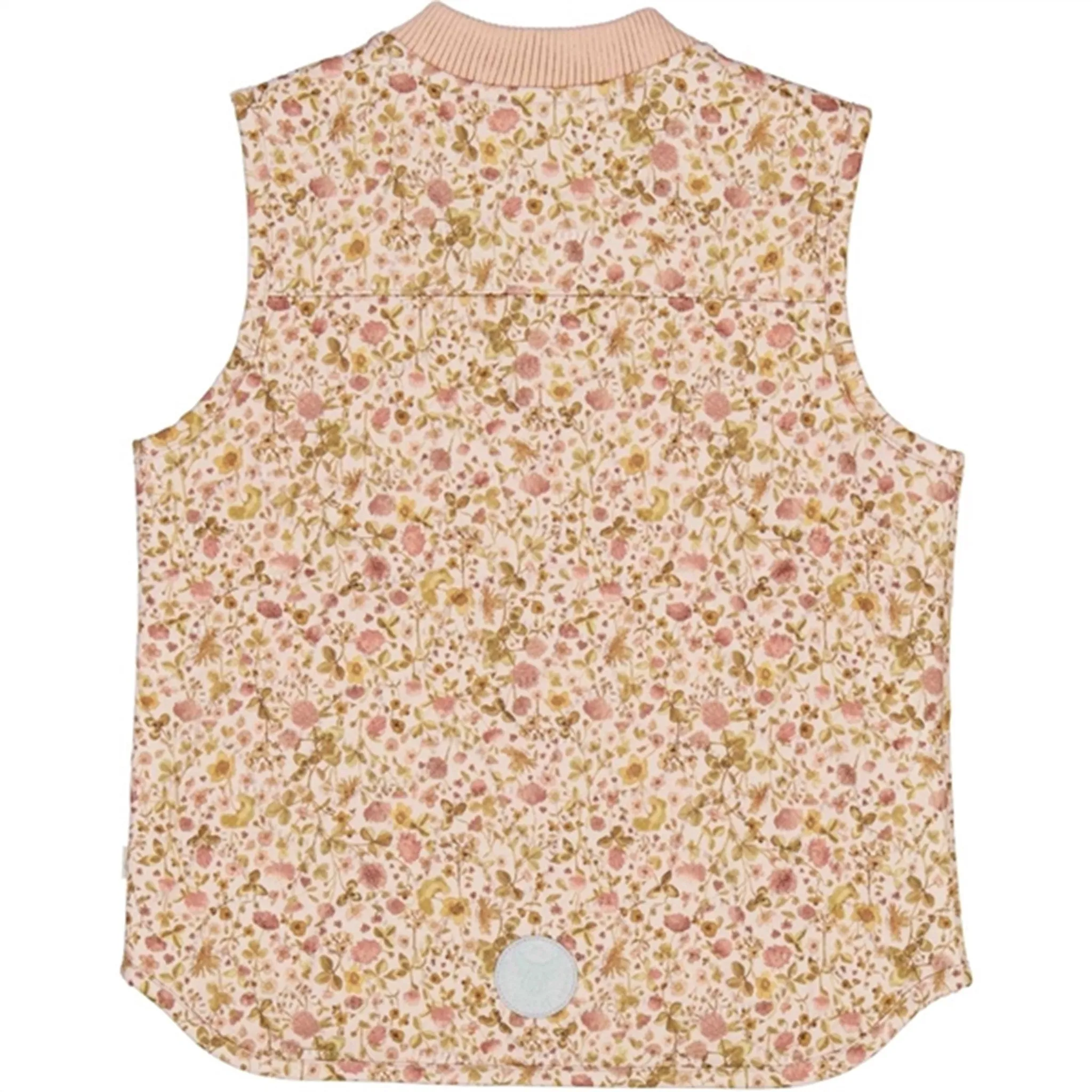 Wheat Thermo Watercolor Flora Vest Gilet Ede