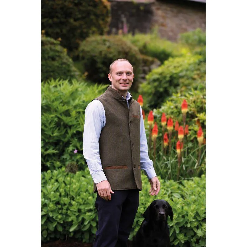 William Powell Tweed Gilet - Braemore