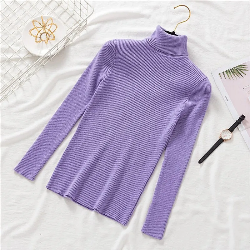 Women Turtleneck pull Sweater