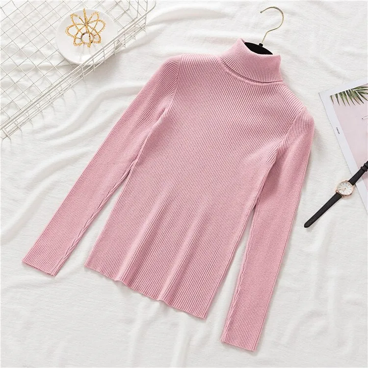 Women Turtleneck pull Sweater