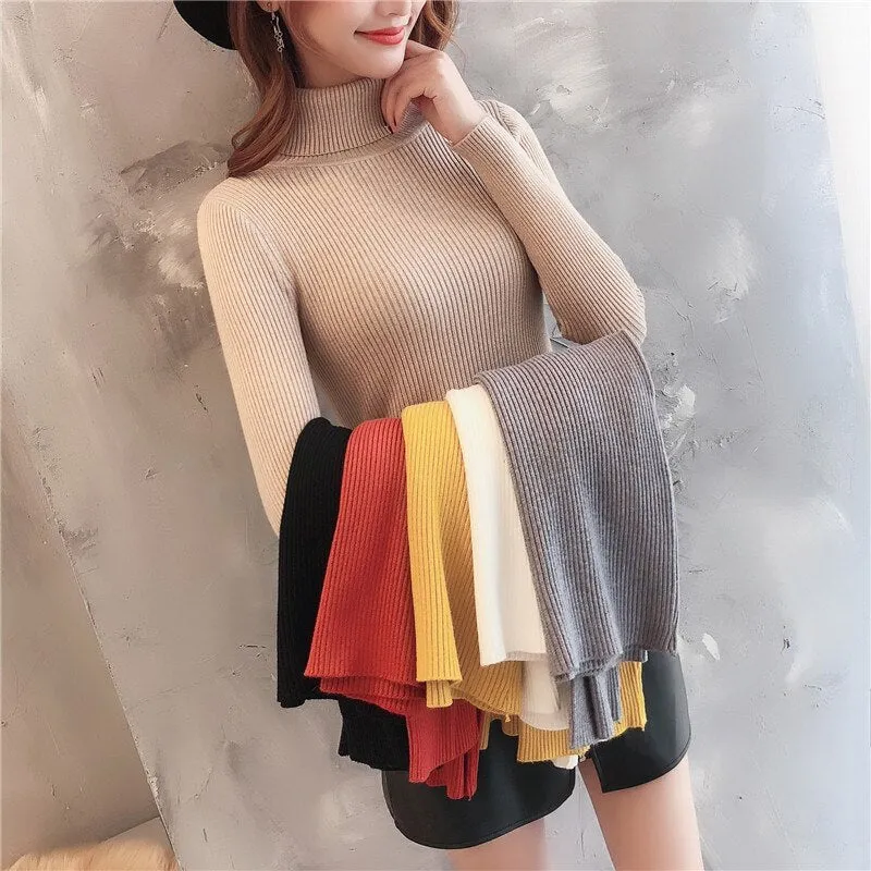 Women Turtleneck pull Sweater