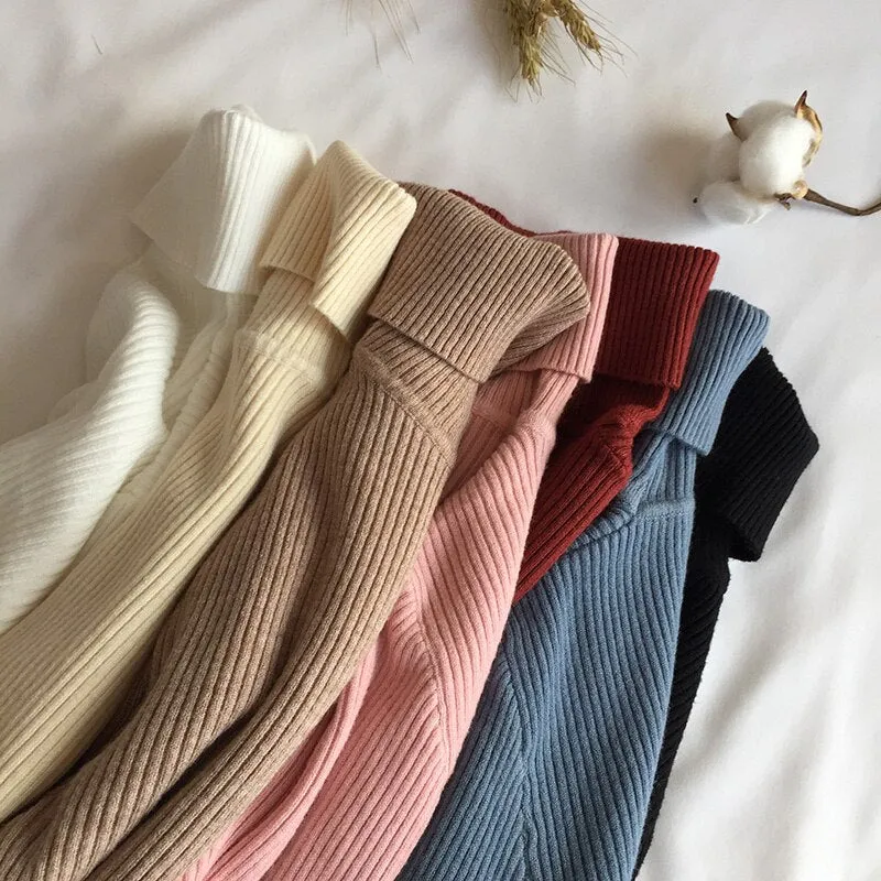 Women Turtleneck pull Sweater