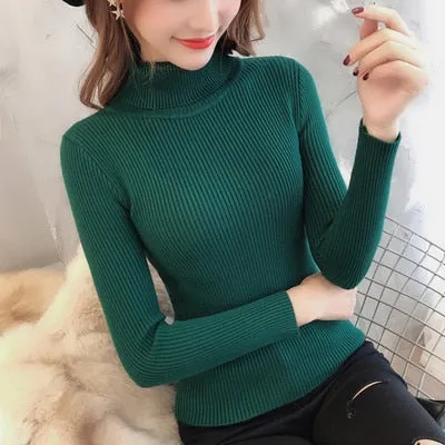 Women Turtleneck pull Sweater