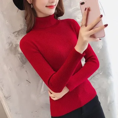 Women Turtleneck pull Sweater