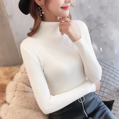 Women Turtleneck pull Sweater