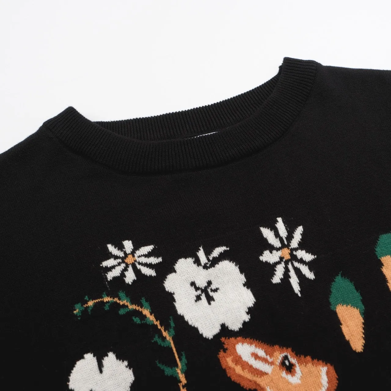 Women's black vintage '50s jumper