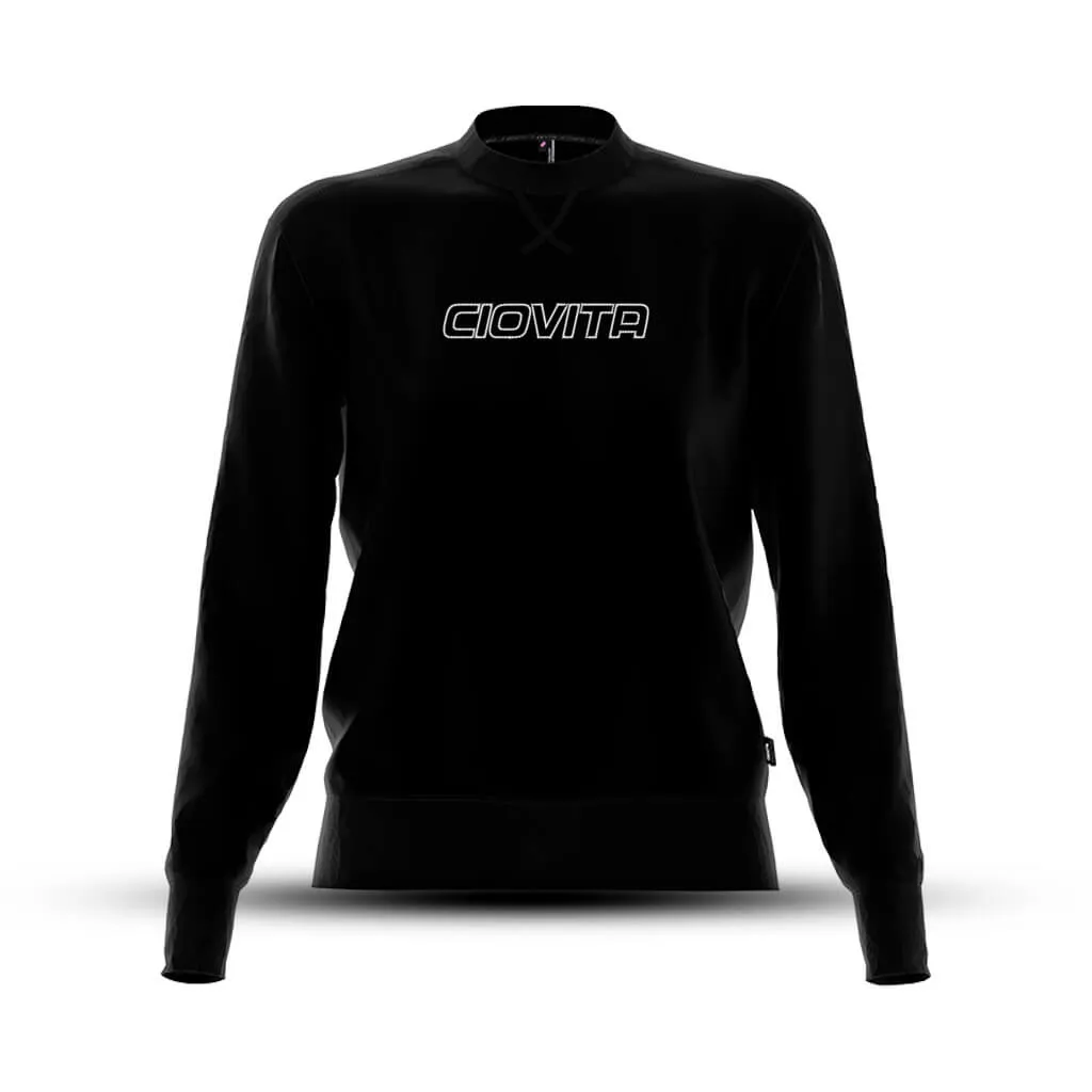 Women's Crew Neck Sweater (Black)