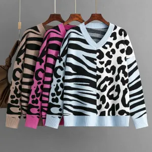 Women's Leopard Sweater