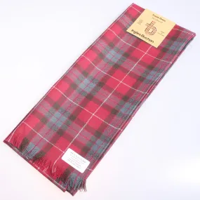 Wool Scarf in Fraser Dress Weathered Tartan