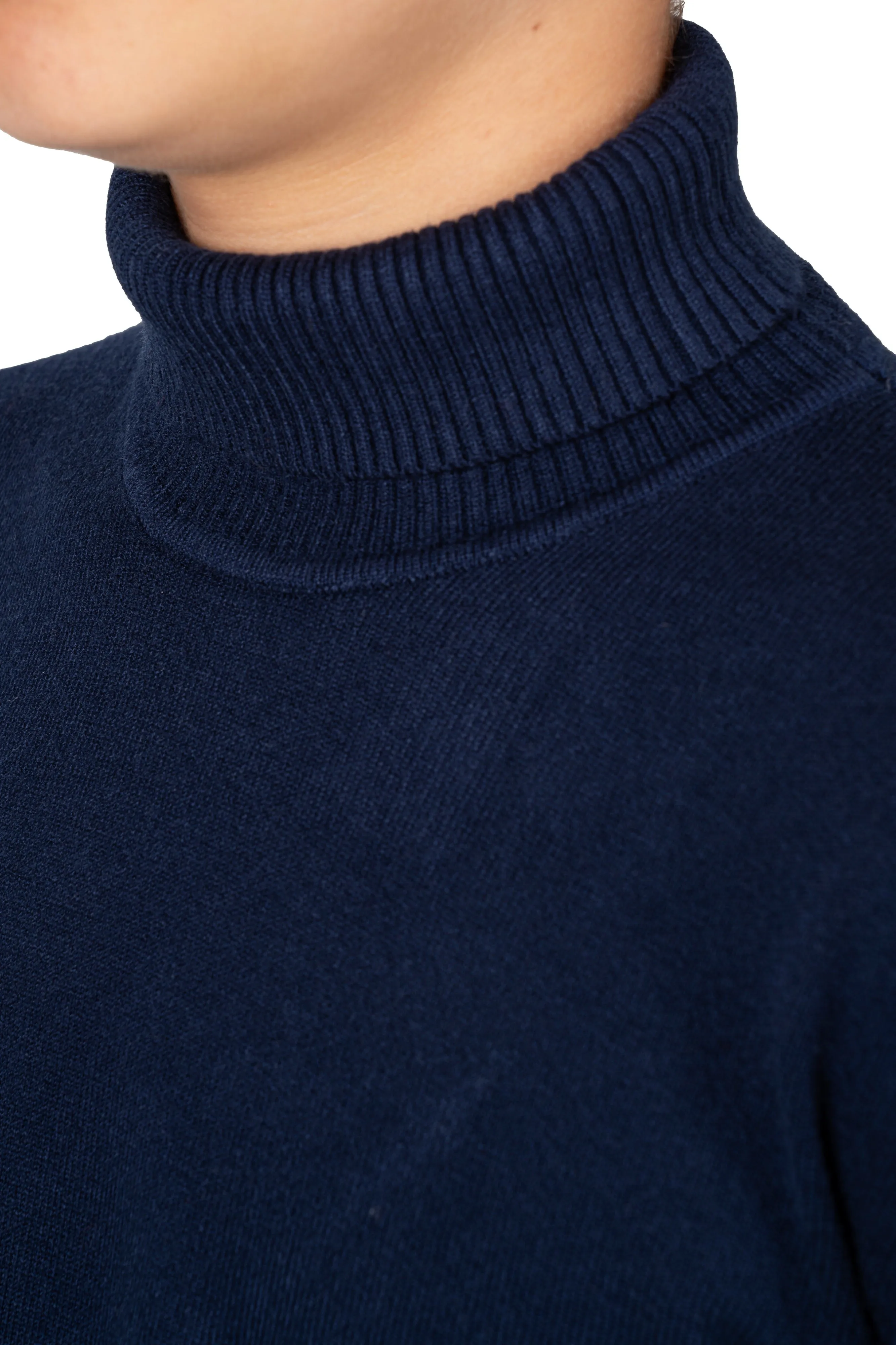 X RAY Boy's Turtleneck Sweater, Soft Slim Fit Middleweight Pullover Sweaters