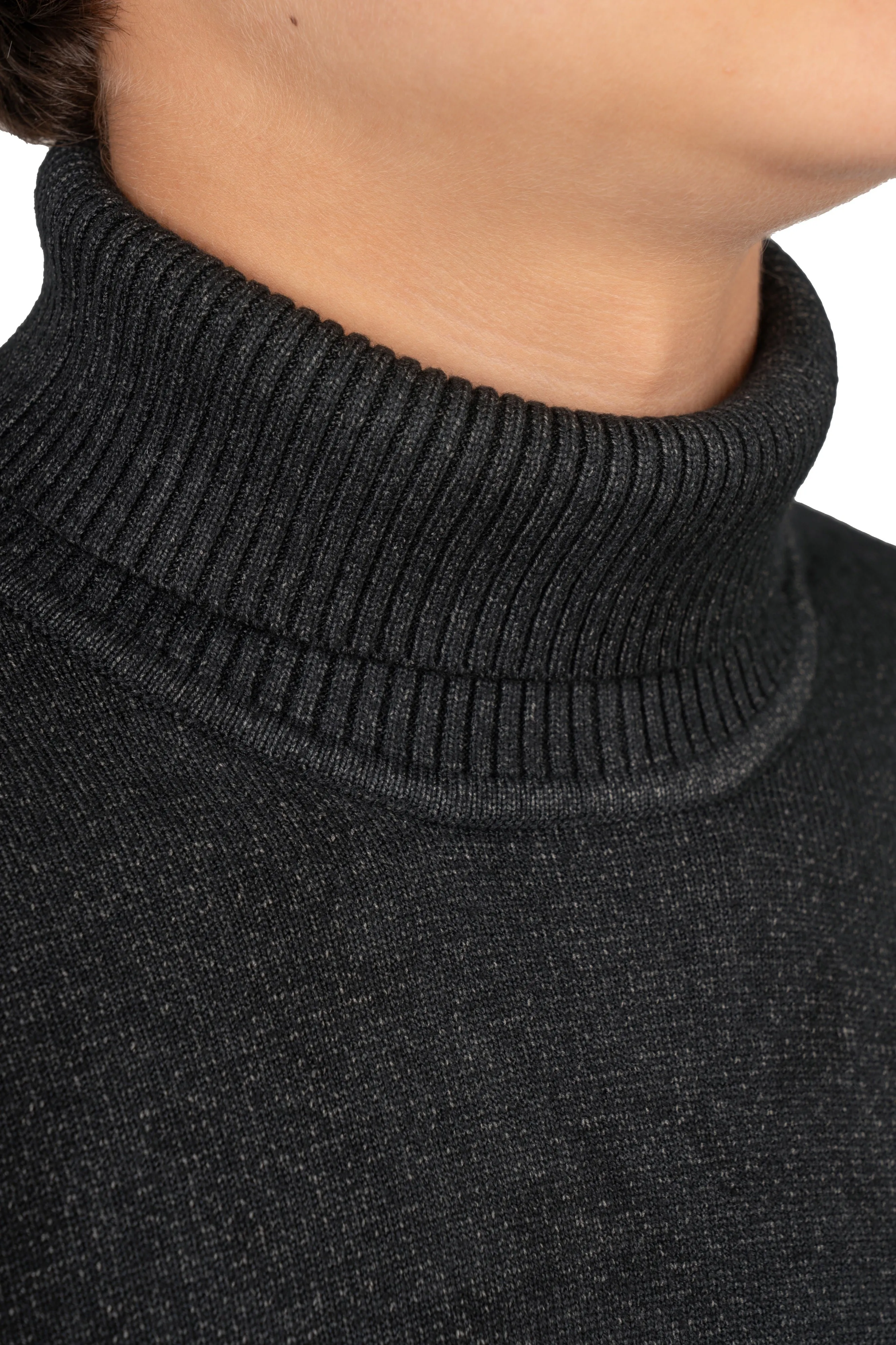 X RAY Boy's Turtleneck Sweater, Soft Slim Fit Middleweight Pullover Sweaters