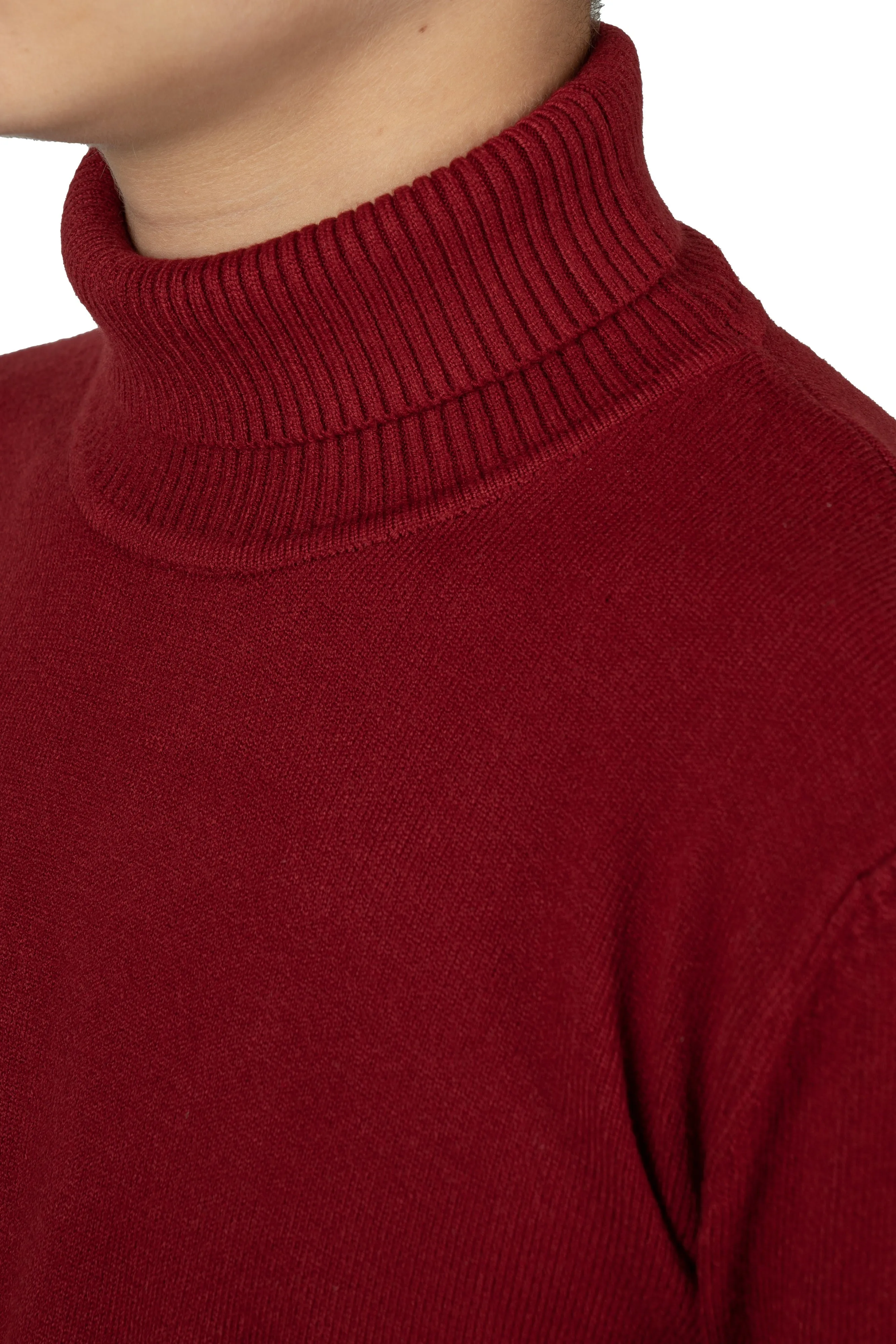 X RAY Boy's Turtleneck Sweater, Soft Slim Fit Middleweight Pullover Sweaters