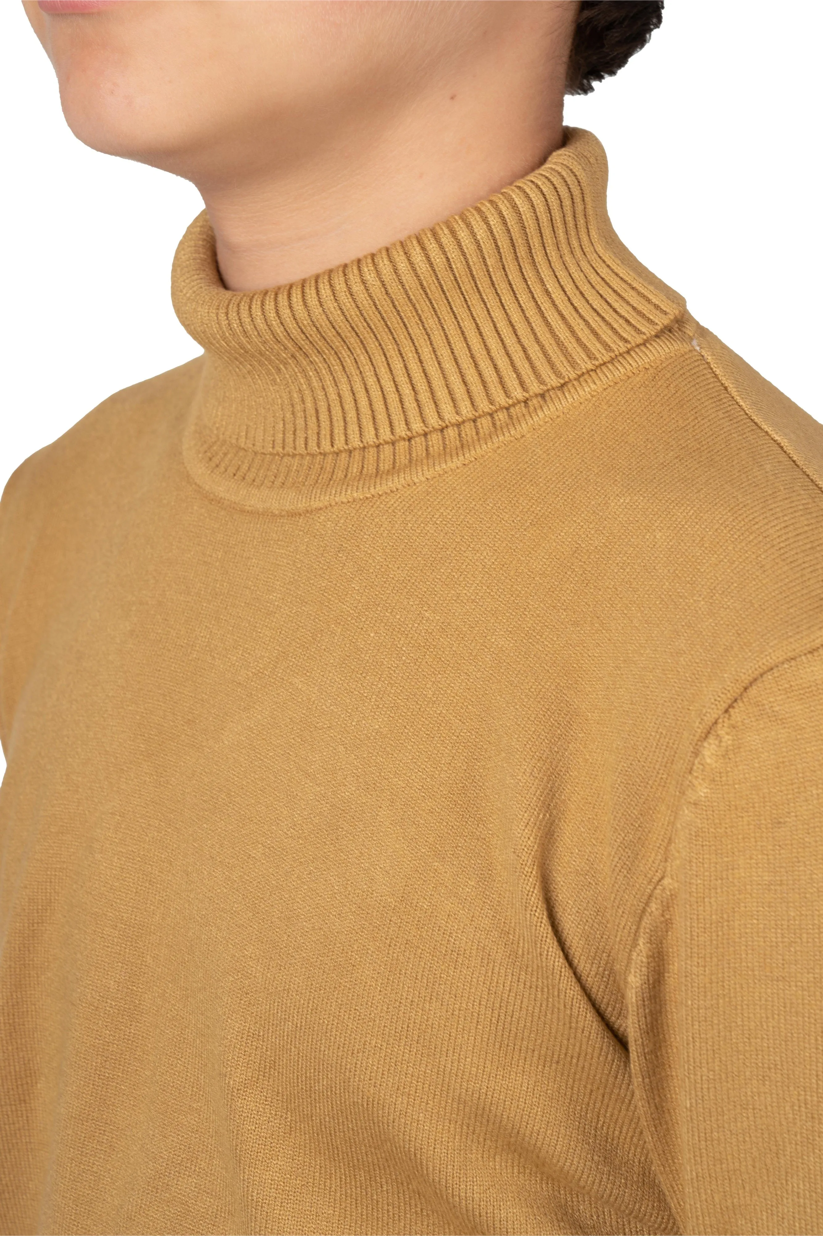 X RAY Boy's Turtleneck Sweater, Soft Slim Fit Middleweight Pullover Sweaters