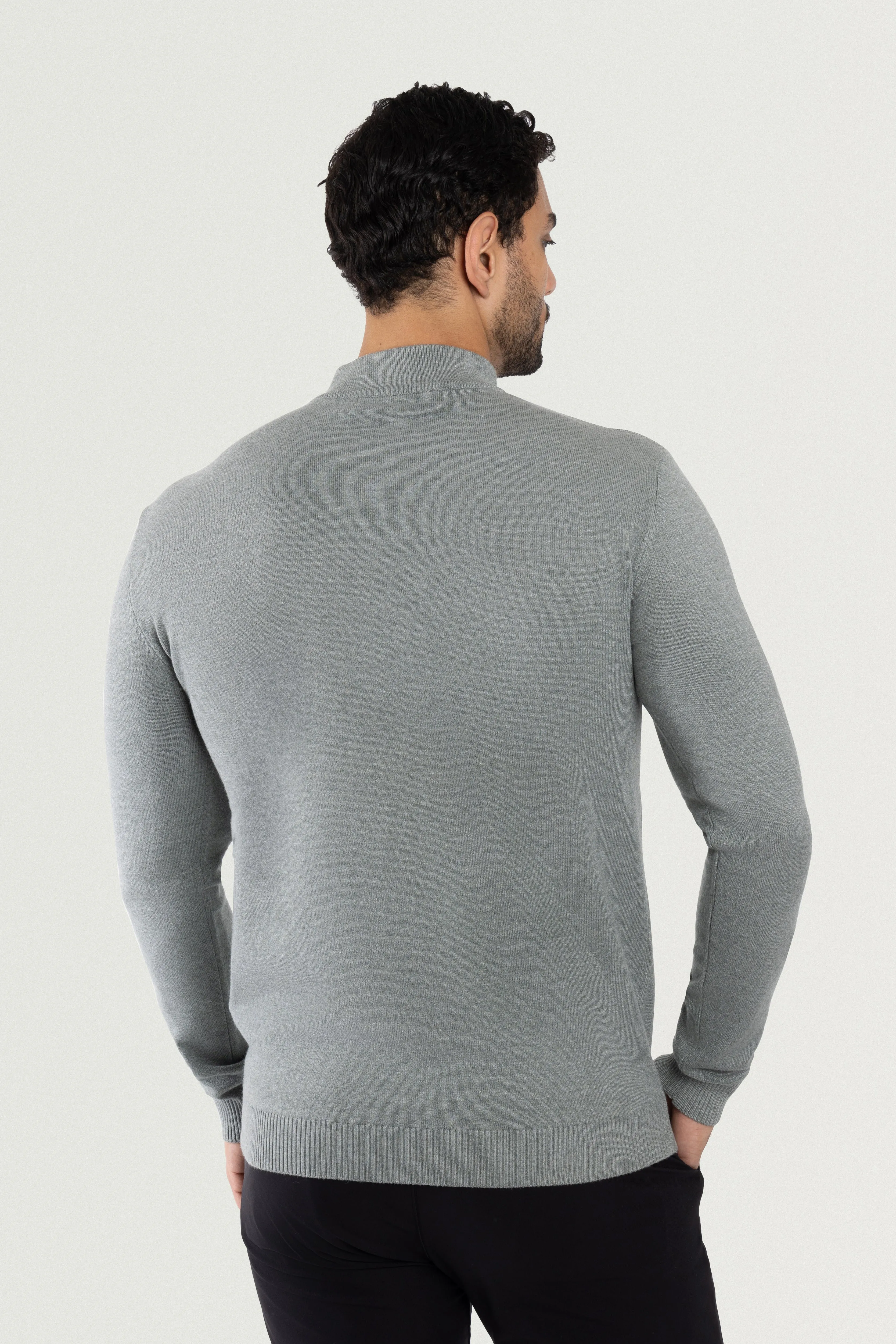 X RAY Men's Basic Casual Mockneck Sweater