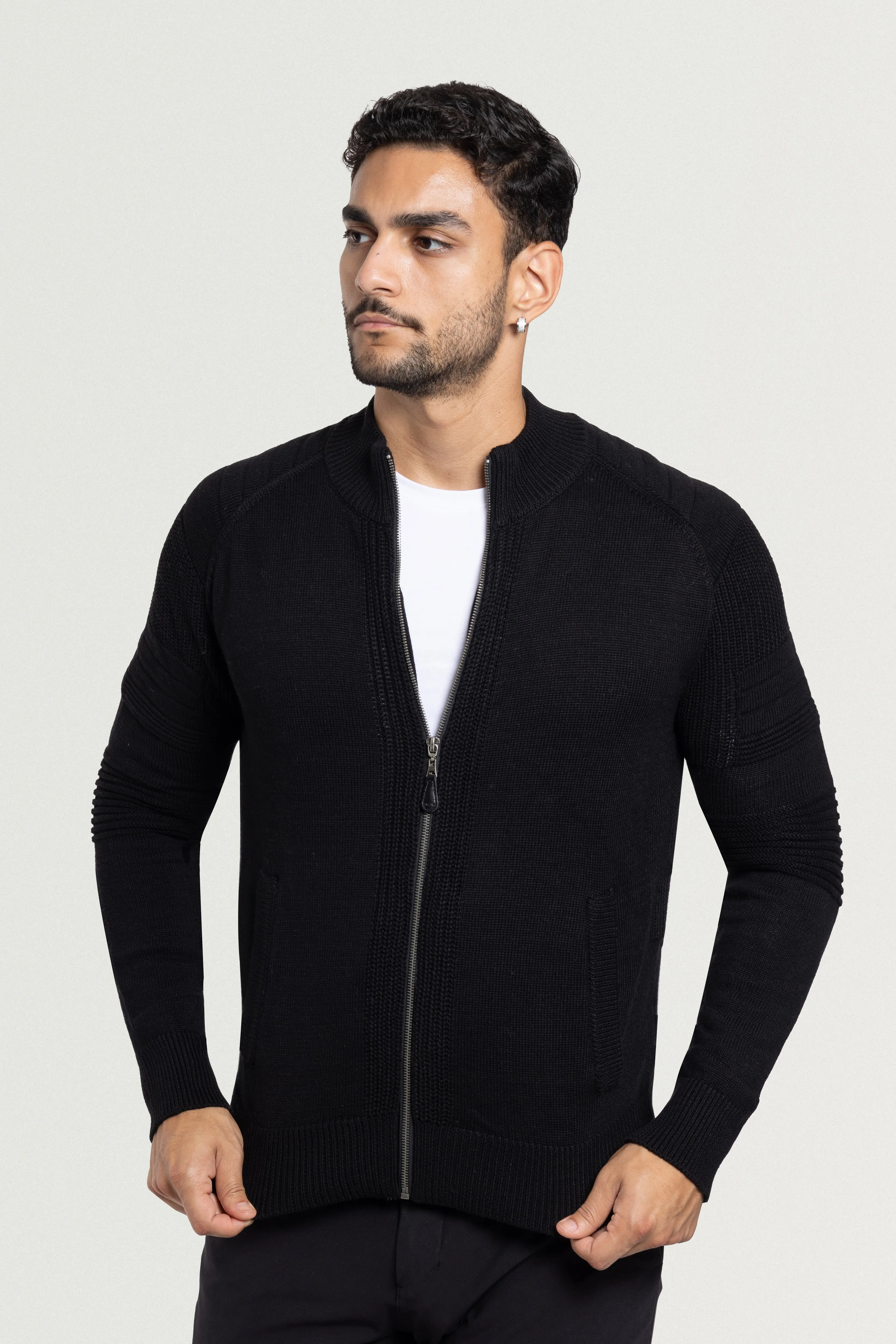 X RAY Men's Slim Fit Full-Zip Sweater Jacket Big & Tall Available