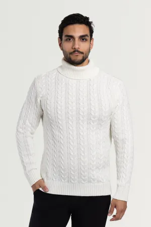 X RAY Men's Soft Slim Fit Turtleneck Pullover Sweaters