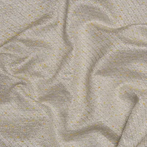 Yellow Lurex Textured Jacquard 957