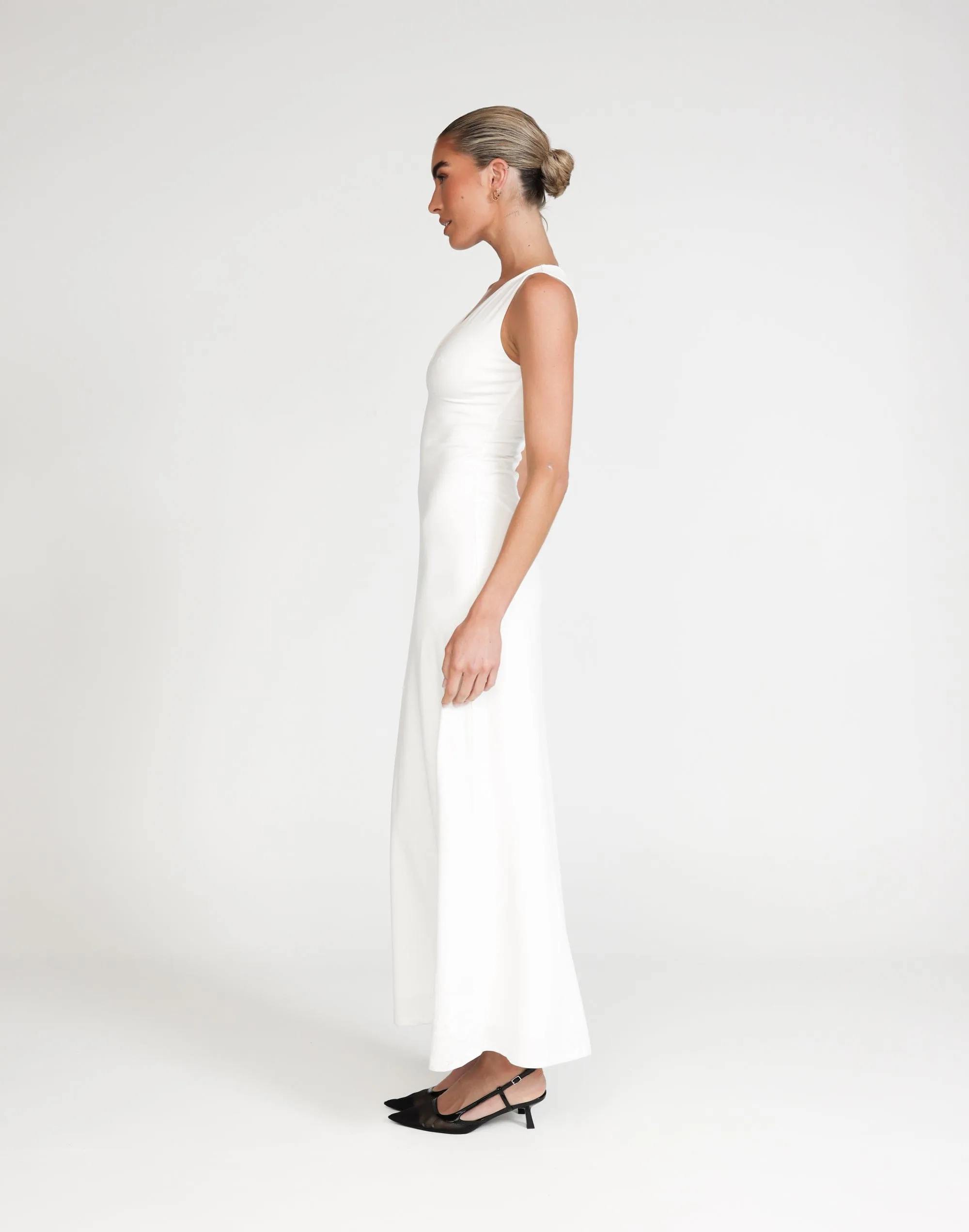 Zira Maxi Dress (White)